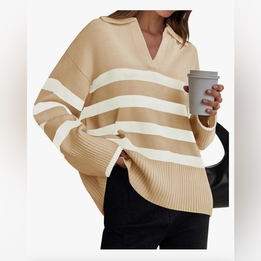 ZESICA Women's 2024 Winter V Neck Sweaters